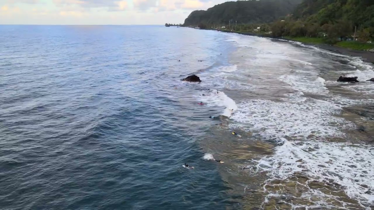 La plage d'Orofara, Polyn&eacute;sie fran&ccedil;aise