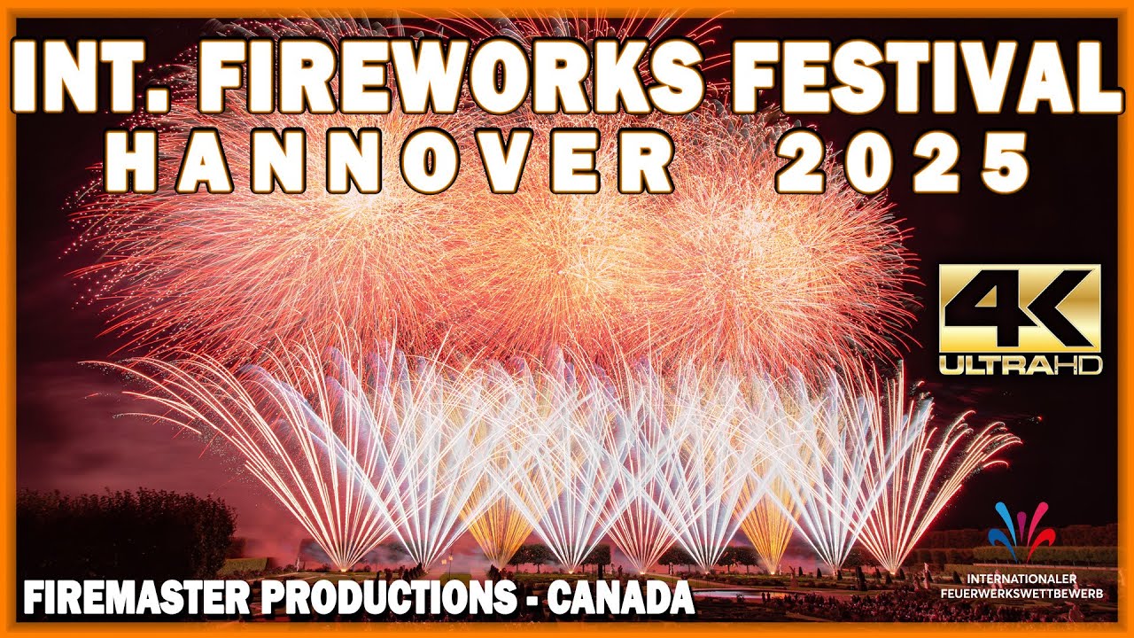 ⁴ᴷ 33th Fireworks Festival Hannover 2025: Firemaster Productions - Canada - Feuerwerkswettbewerb