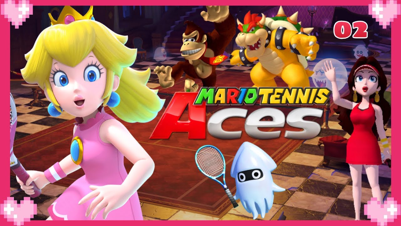 💗 Mario Tennis Aces - Peach Gameplay 💗