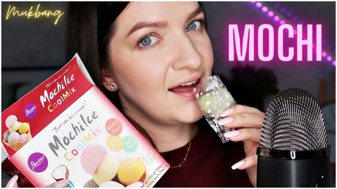 MUKBANG • Mochi Ice Cream • Próbuję Różnych Smaków • ASMR Po Polsku