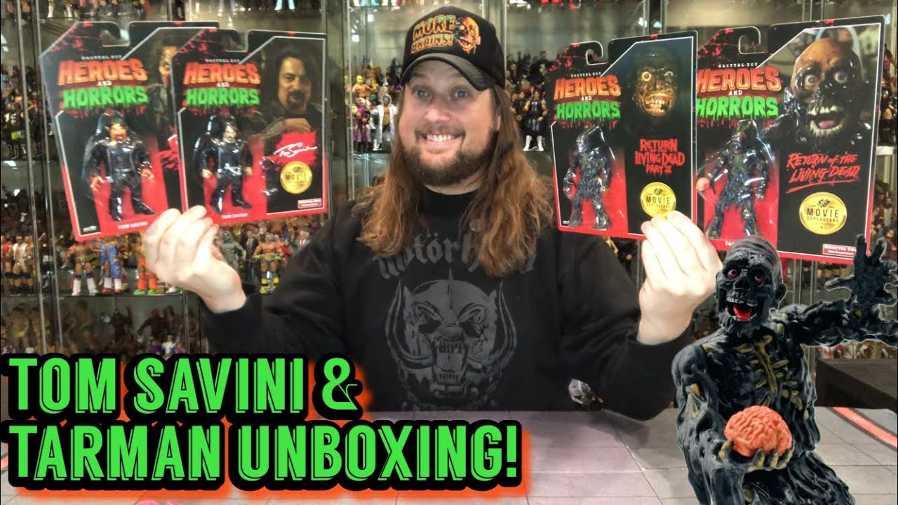 Tom Savini & Tarman Return of The Living Dead Heroes & Horrors Unboxing & Review!