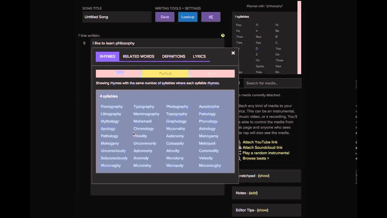 Ultimate Rhyming Dictionary