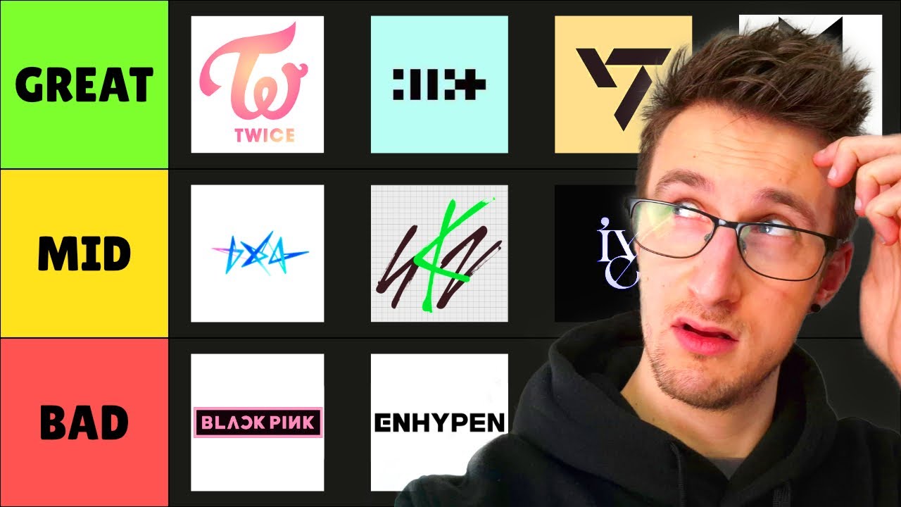 I ranked K-Pop logos so you don't have to.