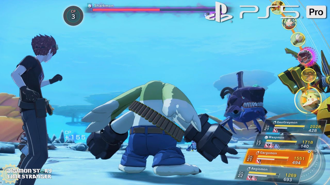 Digimon Story Time Stranger: Beating Sharkmon & Divermon A,B - Abyss Depth [PS5Pro]