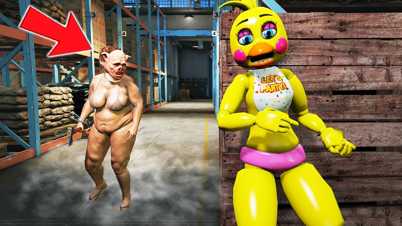 CAN THE ANIMATRONICS HIDE FROM THE MONSTER? (GTA 5 Mods FNAF Funny Moments) RedHatter
