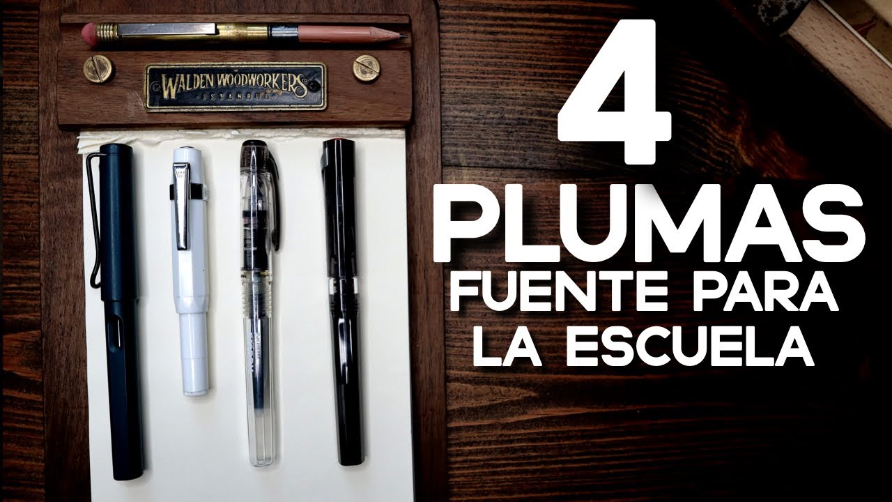 🔥 Top 4 - Plumas fuente para estudiantes, económicas y EXCELENTE calidad.