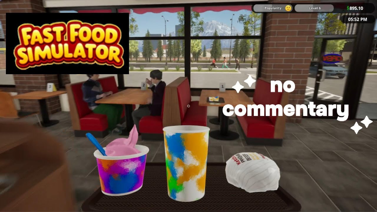 Fast Food Simulator | Cozy Long Gameplay | NO COMMENTARY episode 2