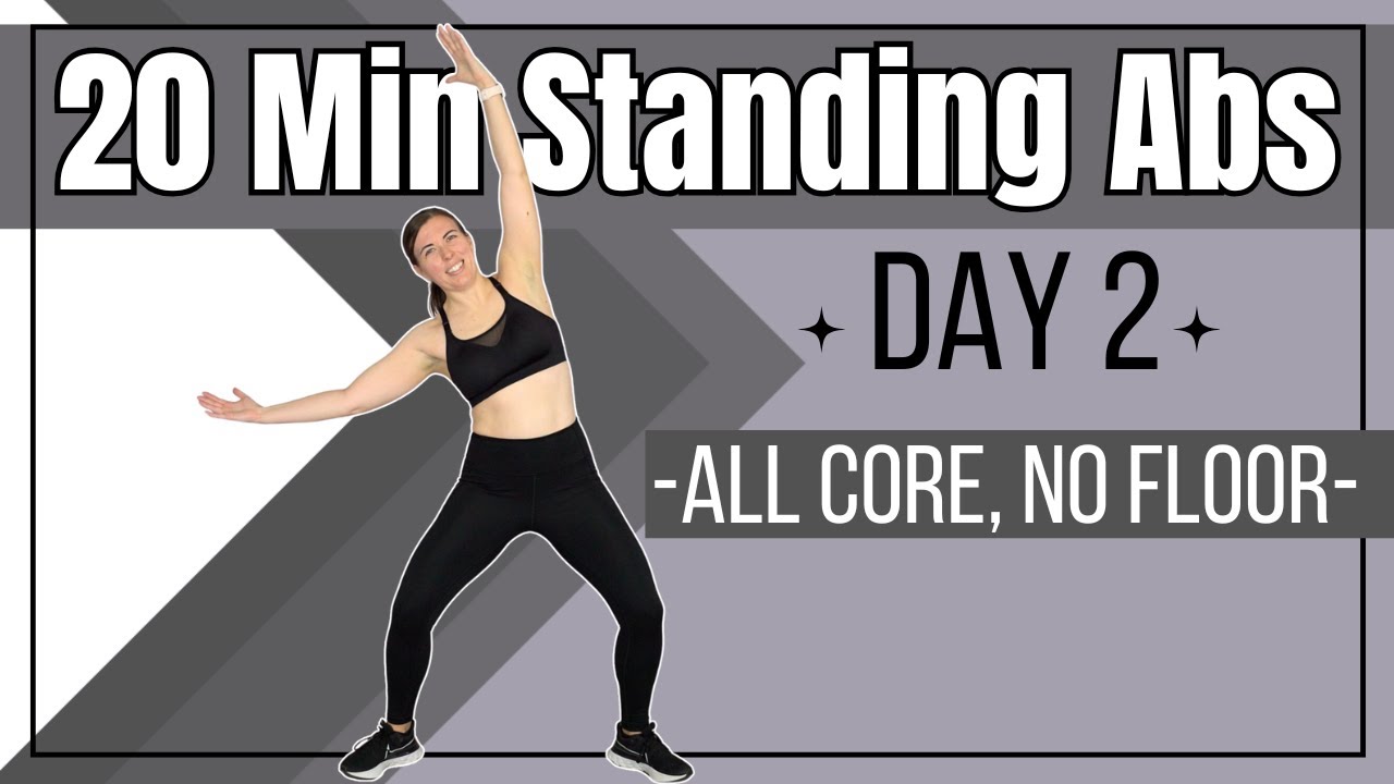 20-Min Standing Abs Workout | No Floor, All Core!