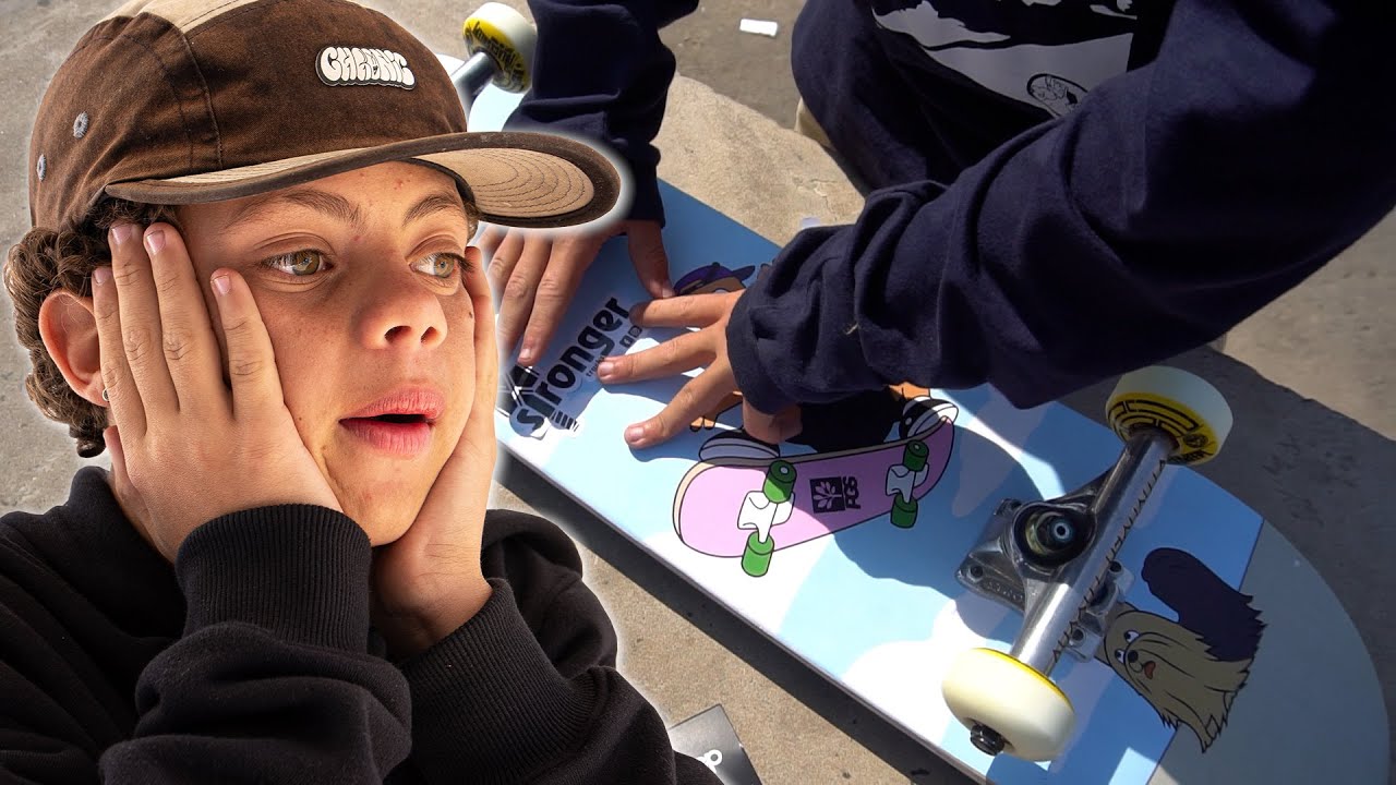 VITINHO MONTANDO SKATE PELA PRIMEIRA VEZ!