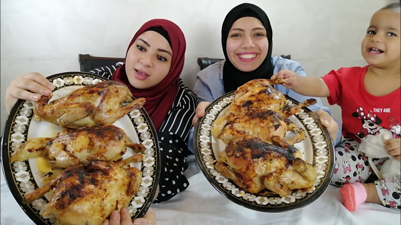 تحدي 6 فرخات محشيين أرز وأصغر طفله في التحدي| اخر تحدي في رمضان| والعقاب خدت حقي