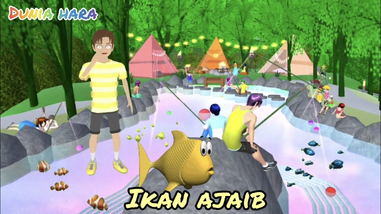 Yuta Mio Mancing Dapat Ikan Ajaib Bisa Kabulkan Permintaan Malah jadi Rebutan 🤑| Sakura Simulator