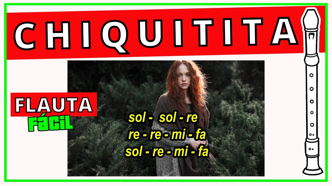 Chiquitita - FLAUTA dulce //  NOTAS  🌟