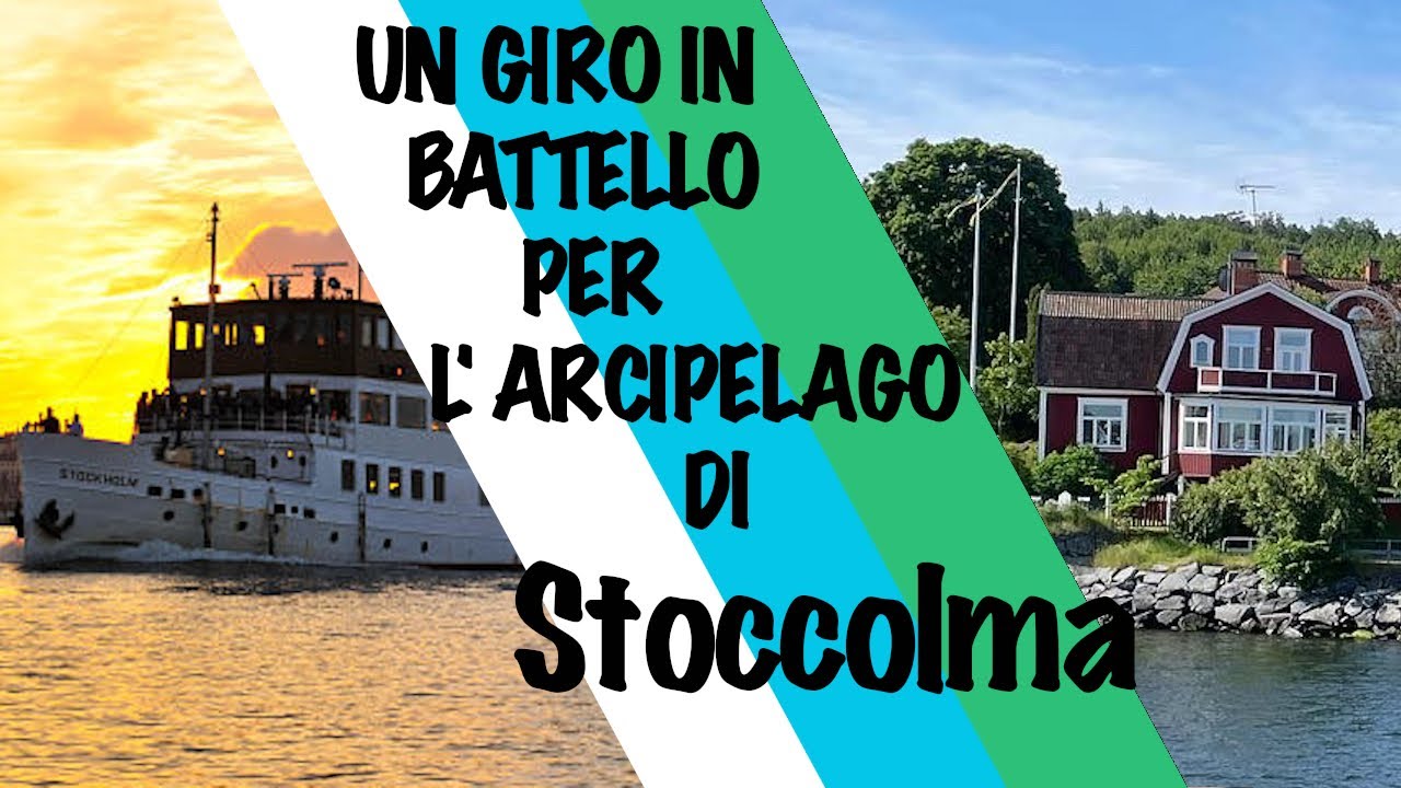 COSA VEDERE NELL'ARCIPELAGO DI STOCCOLMA in un giro in traghetto 🇸🇪