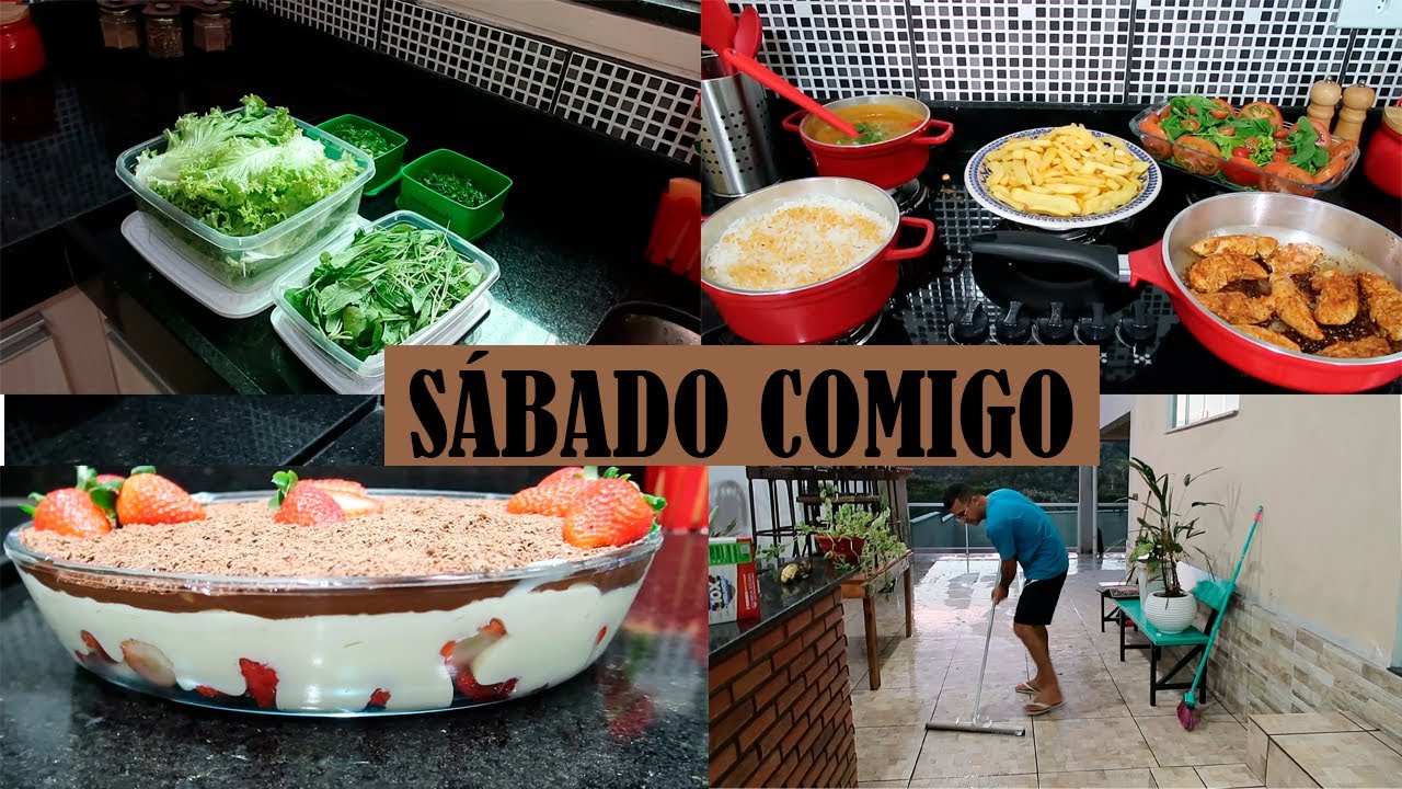 HIGIENIZEI AS VERDURAS, ALMOÇO DO DIA A DIA, MARIDO LAVOU VARANDA, FIZ SOBREMESA+COMPRINHAS