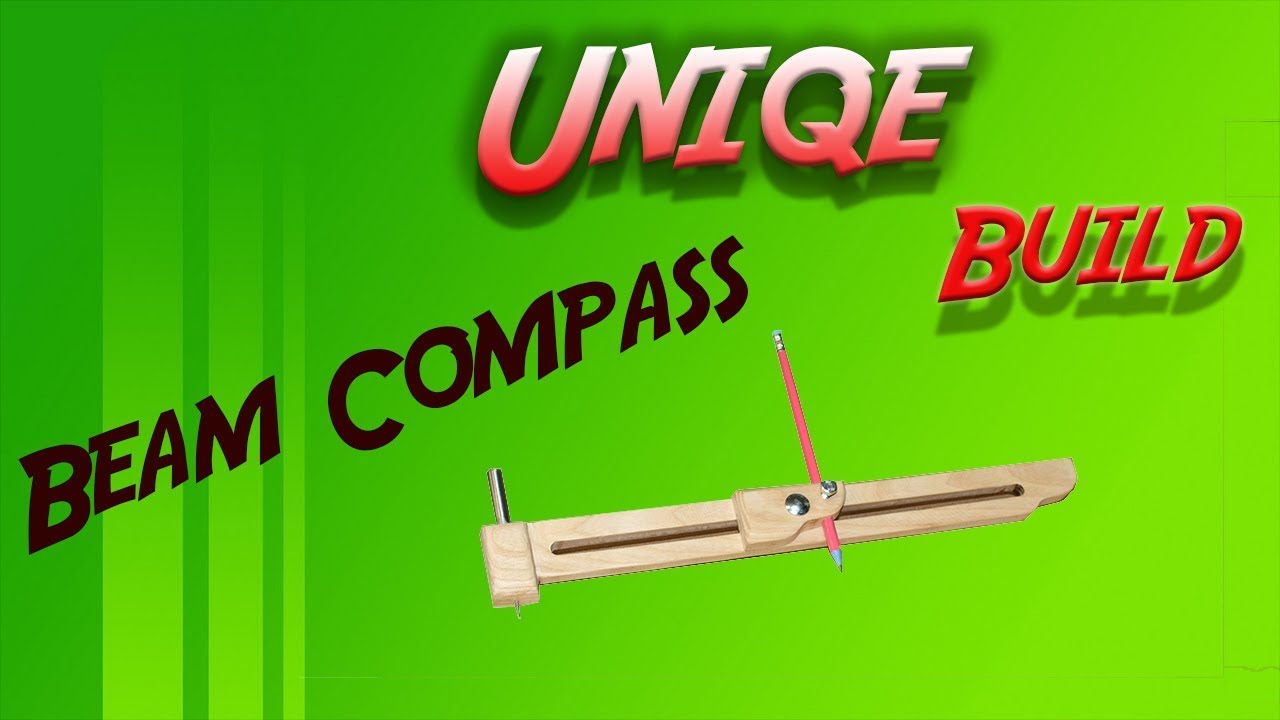Making A Shop Made Diy Beam Trammel points Compass