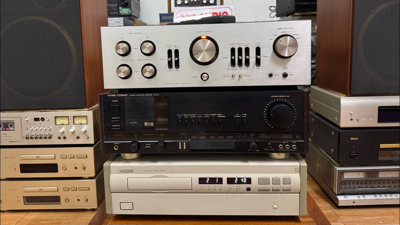 Khai Xuân giá tốt CD Phillips Lhh500, Ampli Luxman Lv-107u, Ampli Luxman L-80. Lh 0903.747.111.