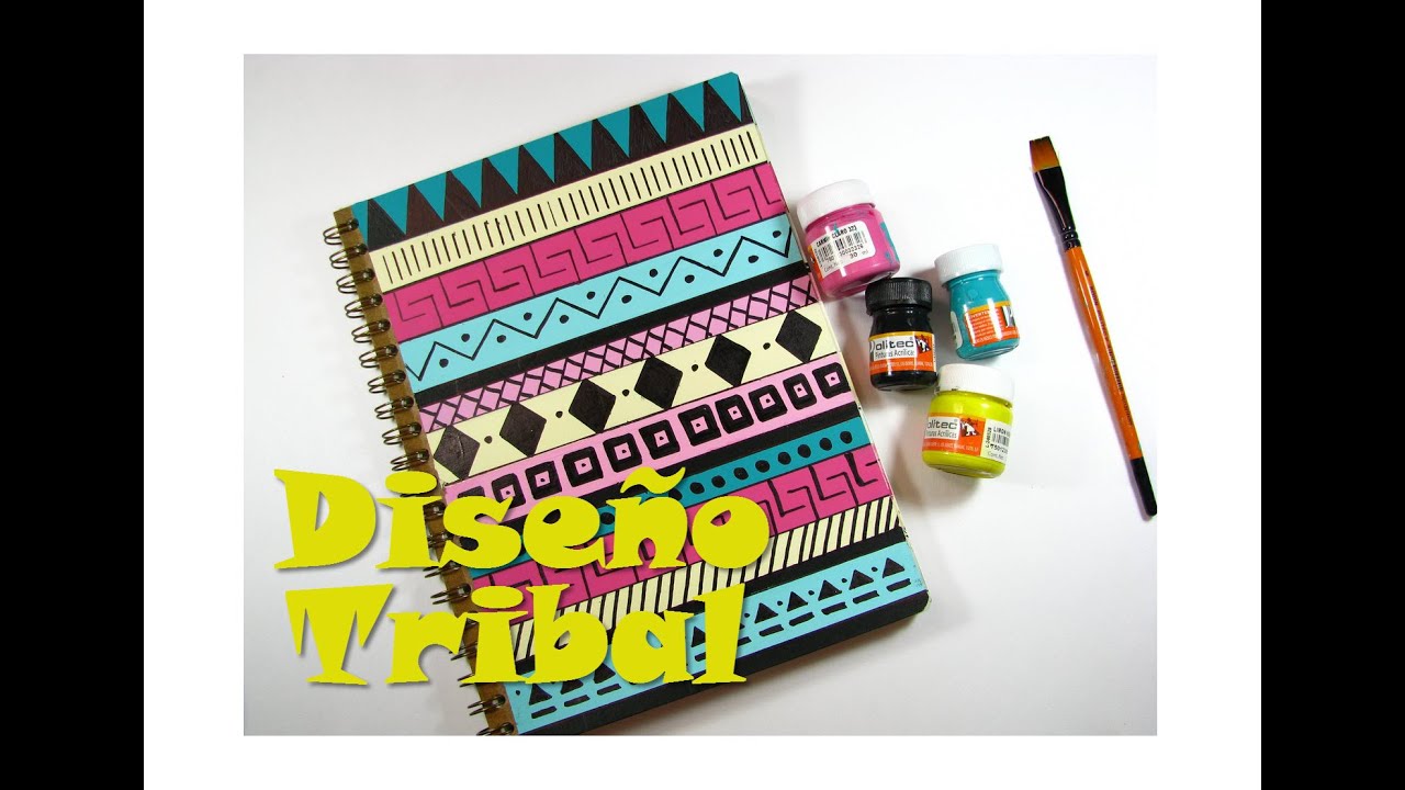 [ESPECIAL DIY] Decora tu cuaderno con diseño TRIBAL