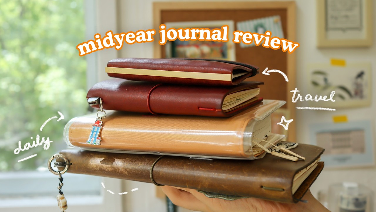 Midyear Journal Review 2026 (Hobonichi, PLOTTER, TRAVELER's notebook)