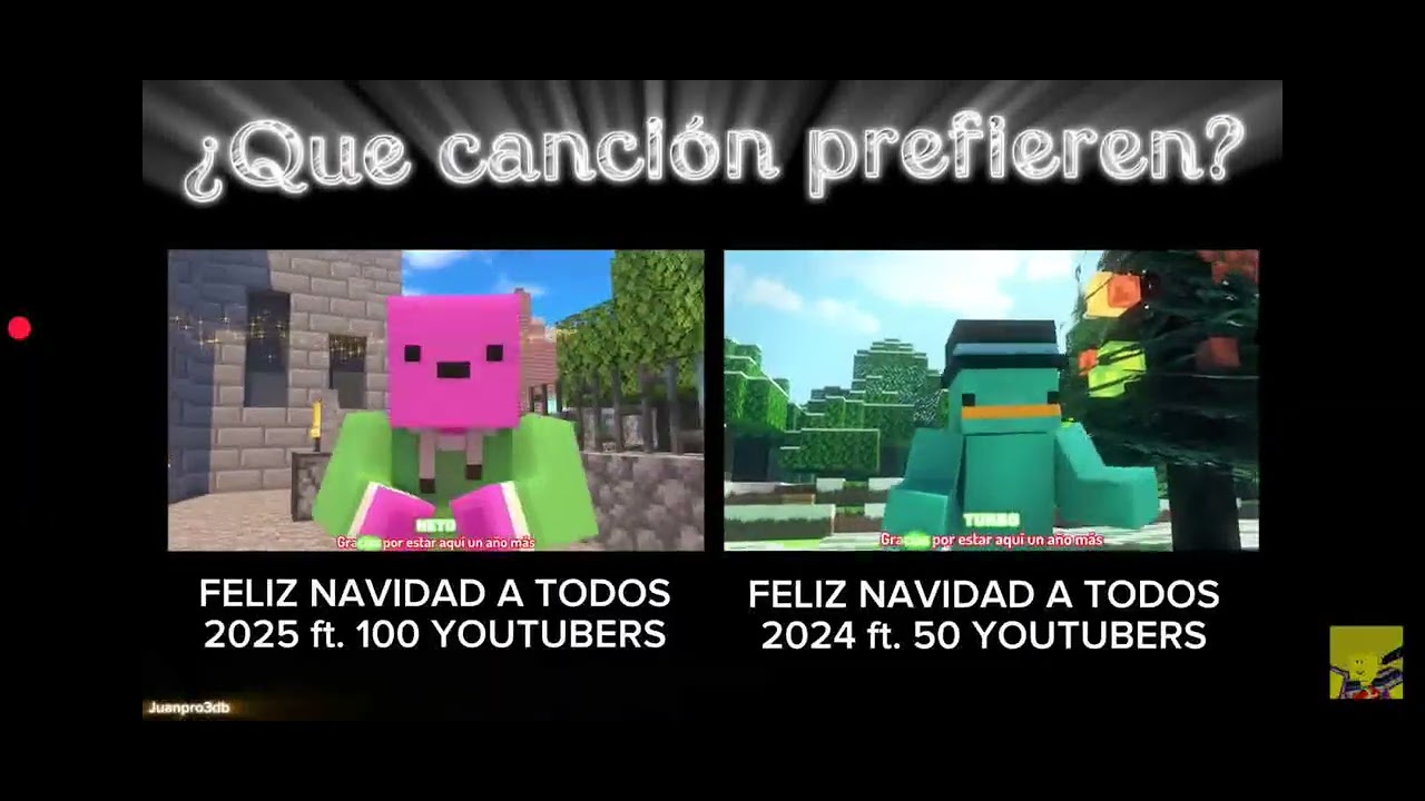 Feliz navidad a todos 2024 vs 2025 en reversa