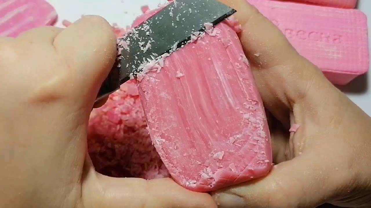 #asmr#soap#soapcubs#мыло#режумыло#мыльныекубики#pink