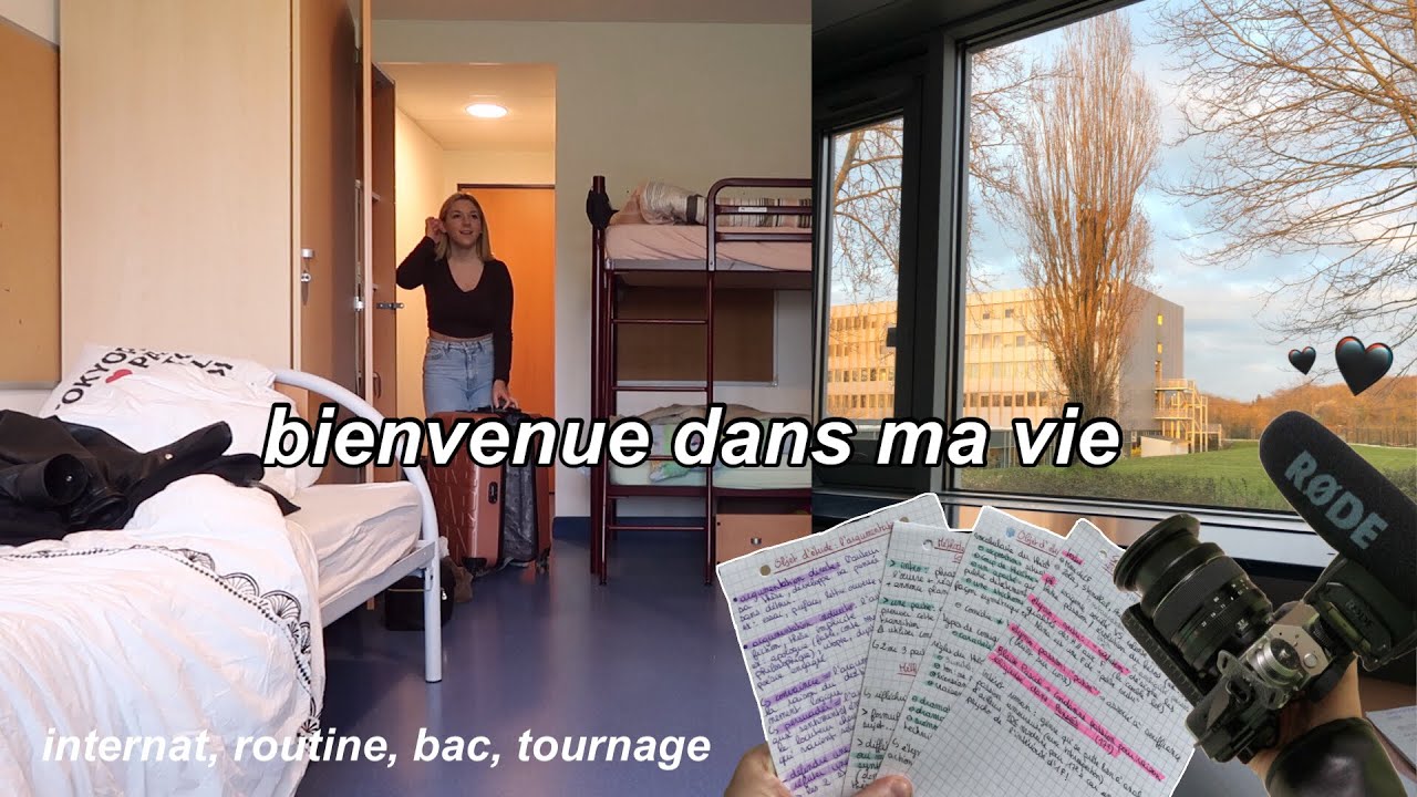 vlog à l'internat - routine, bac blanc, tournage