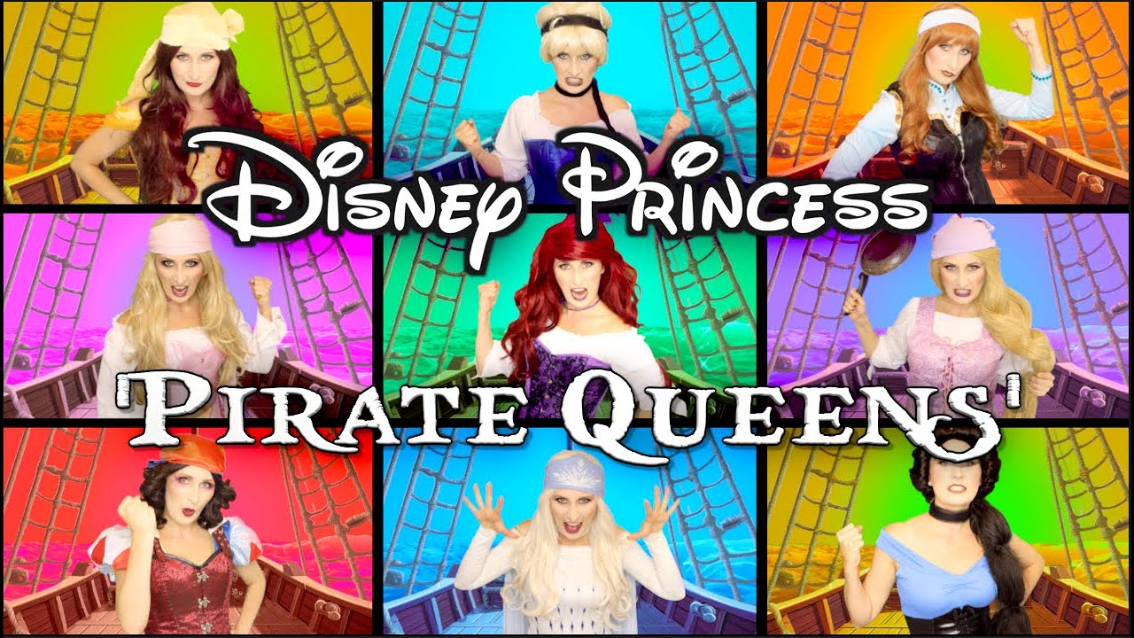 BRAND NEW DISNEY PRINCESS PIRATE SEA SHANTY | 'Pirate Queens' (A Disney Pirate Parody)