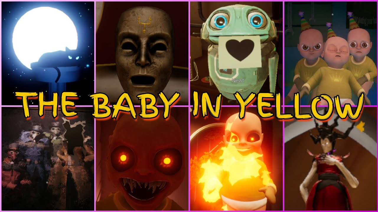 The Baby in Yellow FULL Gameplay + CROWN CHILDCARE Latest New Update. From Babysitter to Cultist