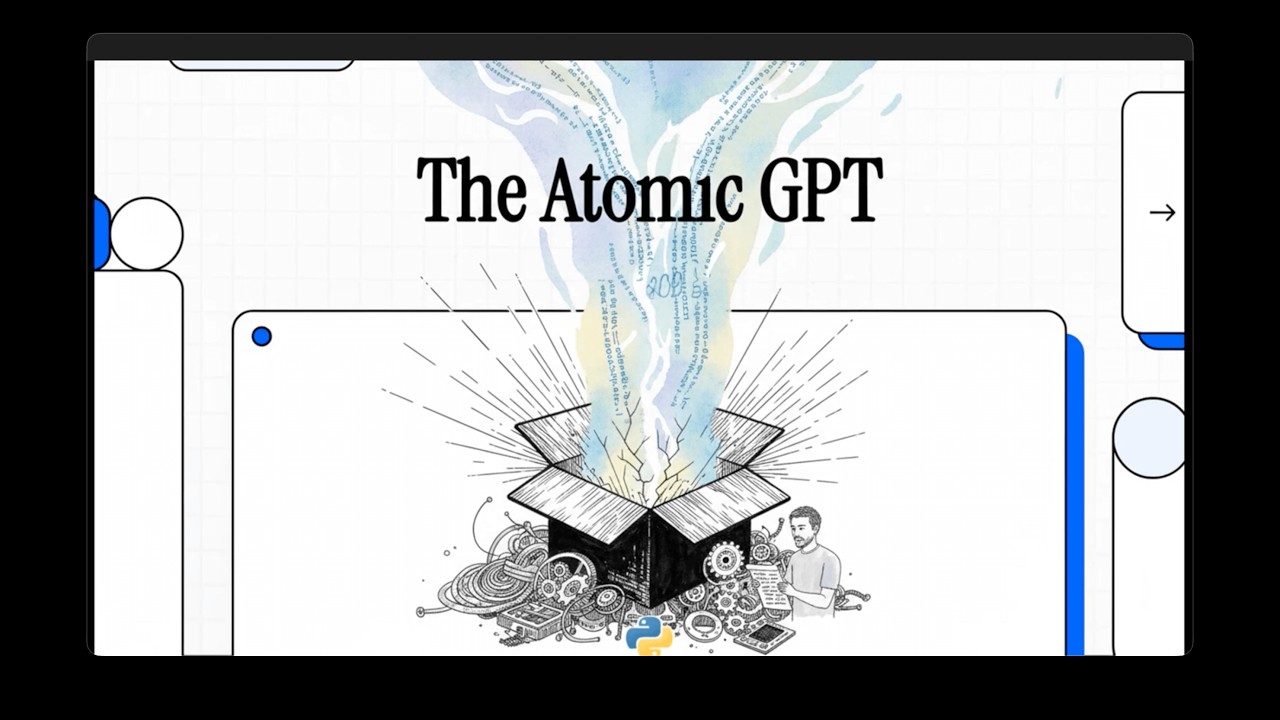 GPT на чистом Python: атомарная реализация