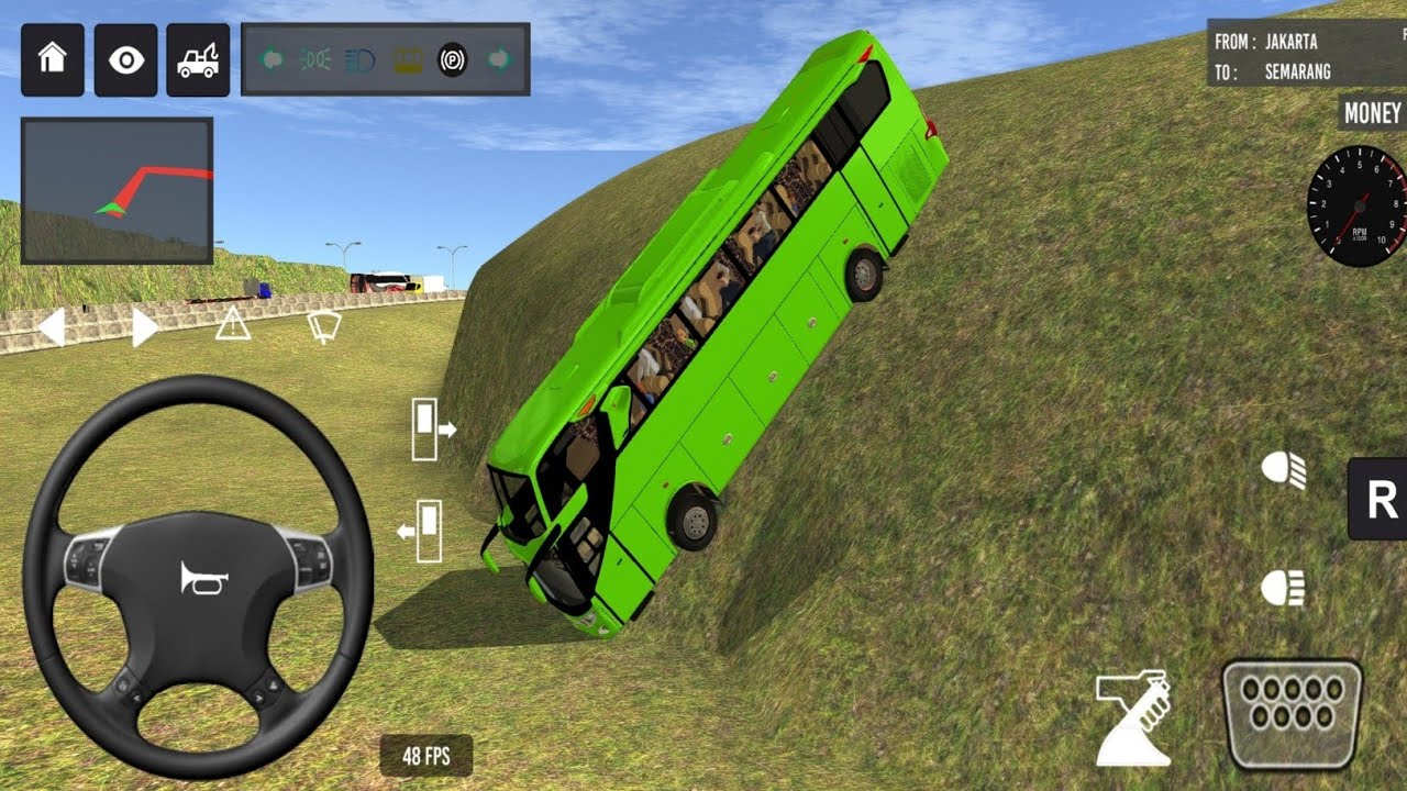 Indonesia Coach bus driving 💥 !!DRIVYX5X!! Euro bus simulator 2026 Android gameplay #game 1 Part 60