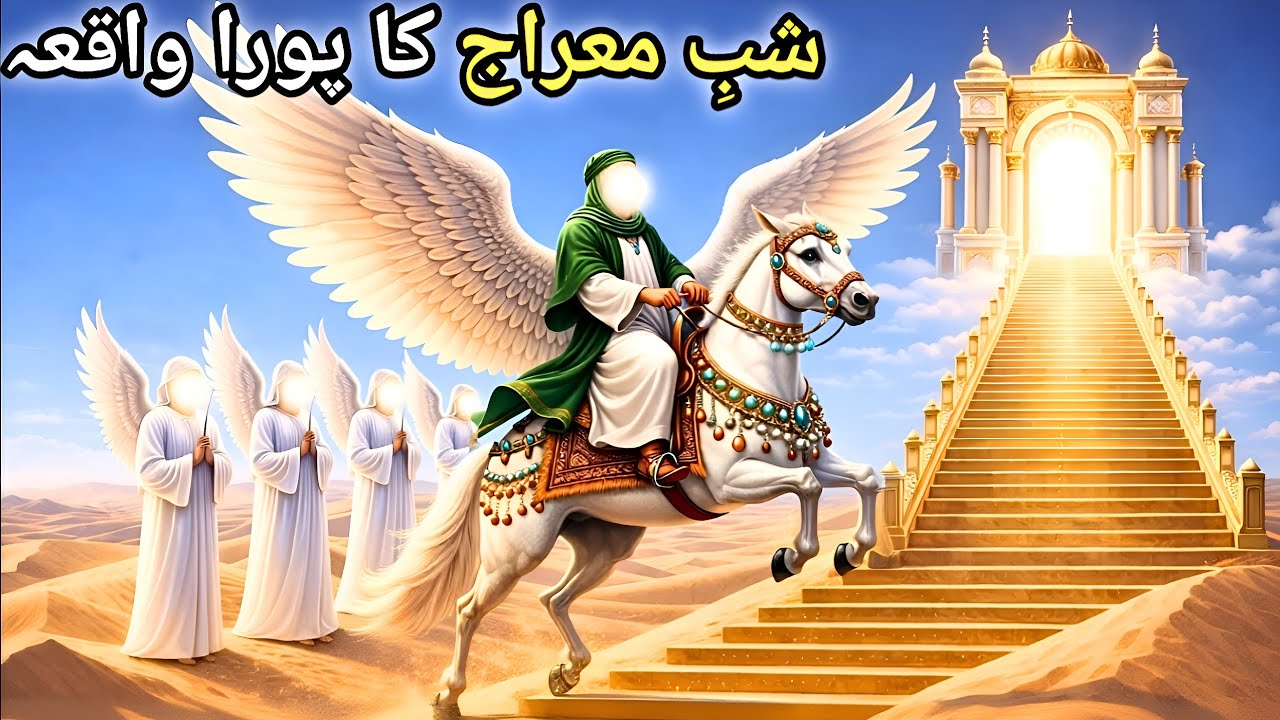 शबे मेराज का पूरा वाक़िया | The Night Journey of Prophet Muhammad ﷺ |  Shab E Meraj Ka Pura Waqia | 