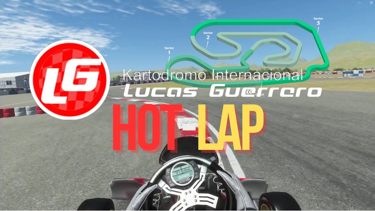 Kartodromo Internacional Lucas Guerrero Hot-Lap Guide in KartSim using rFactor 2