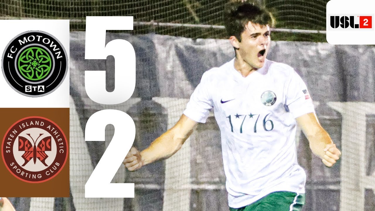 FC Motown STA vs Staten Island ASC | 2025 USL League Two | Full Match Highlights | 5-2