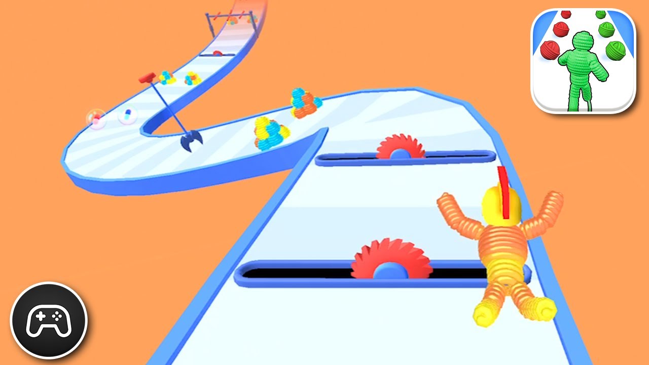 Rope Man Run - Gameplay Walkthrough Part 56 - Racing Game Levels 346-350 (iOS, Android)