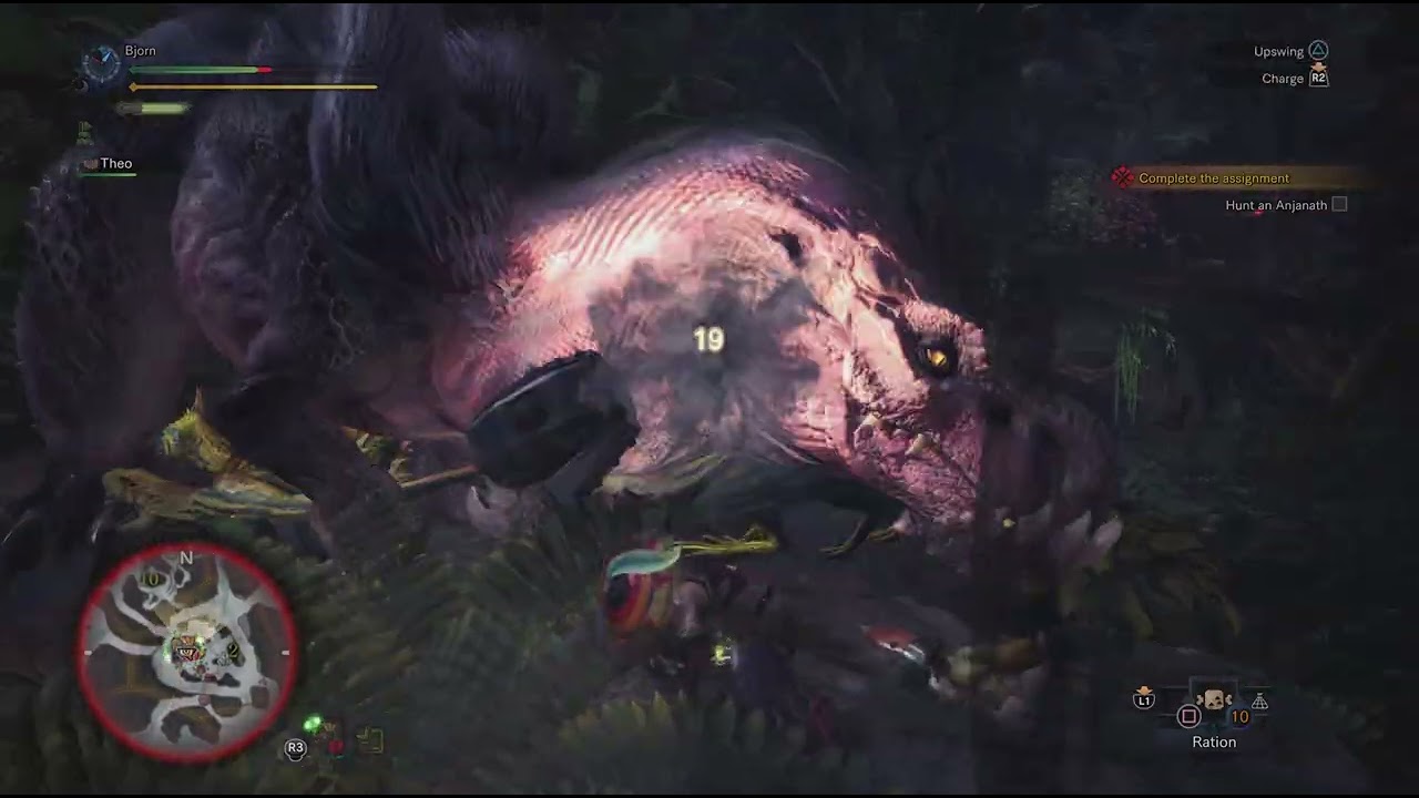 Monster Hunter World  PS5 Anjanath LR