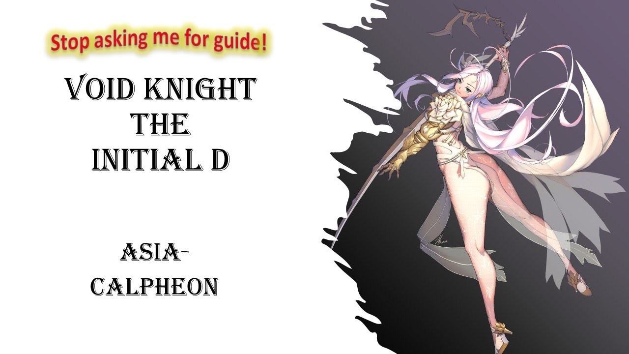 Black Desert Mobile l Void Knight aka The Initial D
