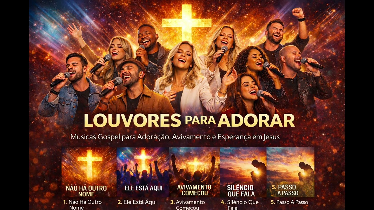 LOUVORES PARA ADORAR - Músicas Gospel para Adoração, Avivamento e Esperança em Jesus
