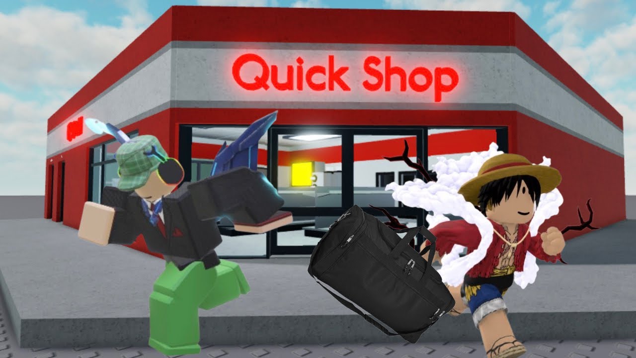 Robbing in Roblox RUNAWAYS!!!