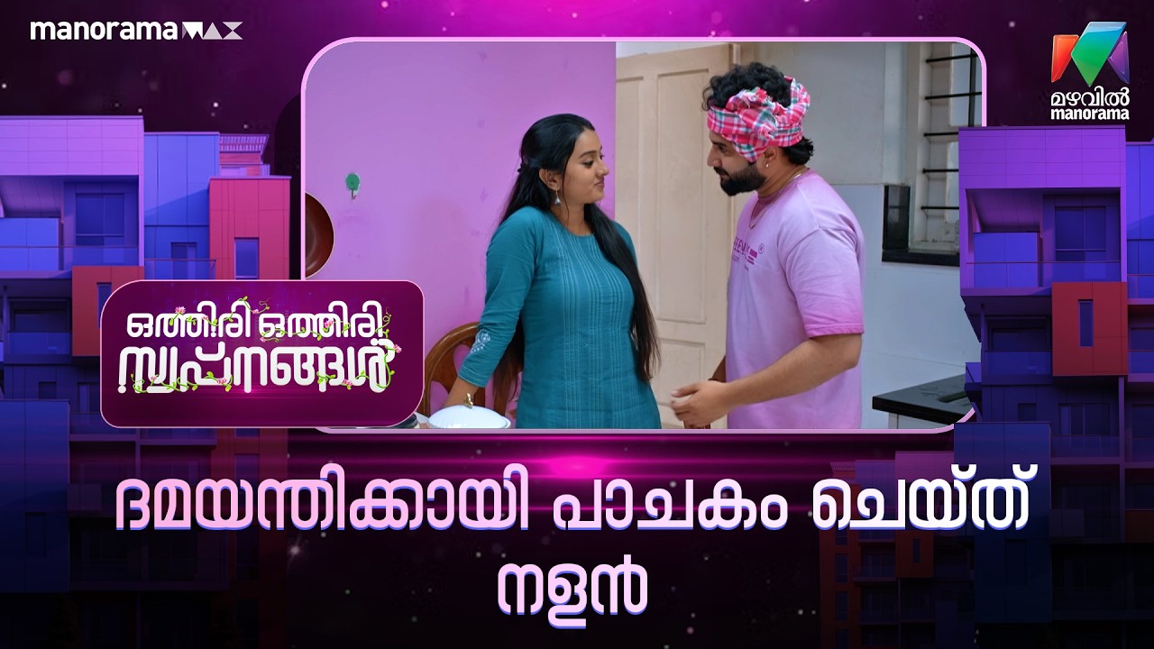 ദമയന്തിക്കായി പാചകം ചെയ്‌ത്‌ നളൻ😄 #othiriothiriswapnangal #mazhavilmanorama