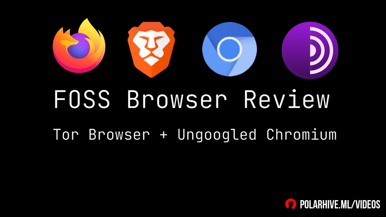 FOSS Browsers for Privacy | Use Ungoogled Chromium & Tor Browser