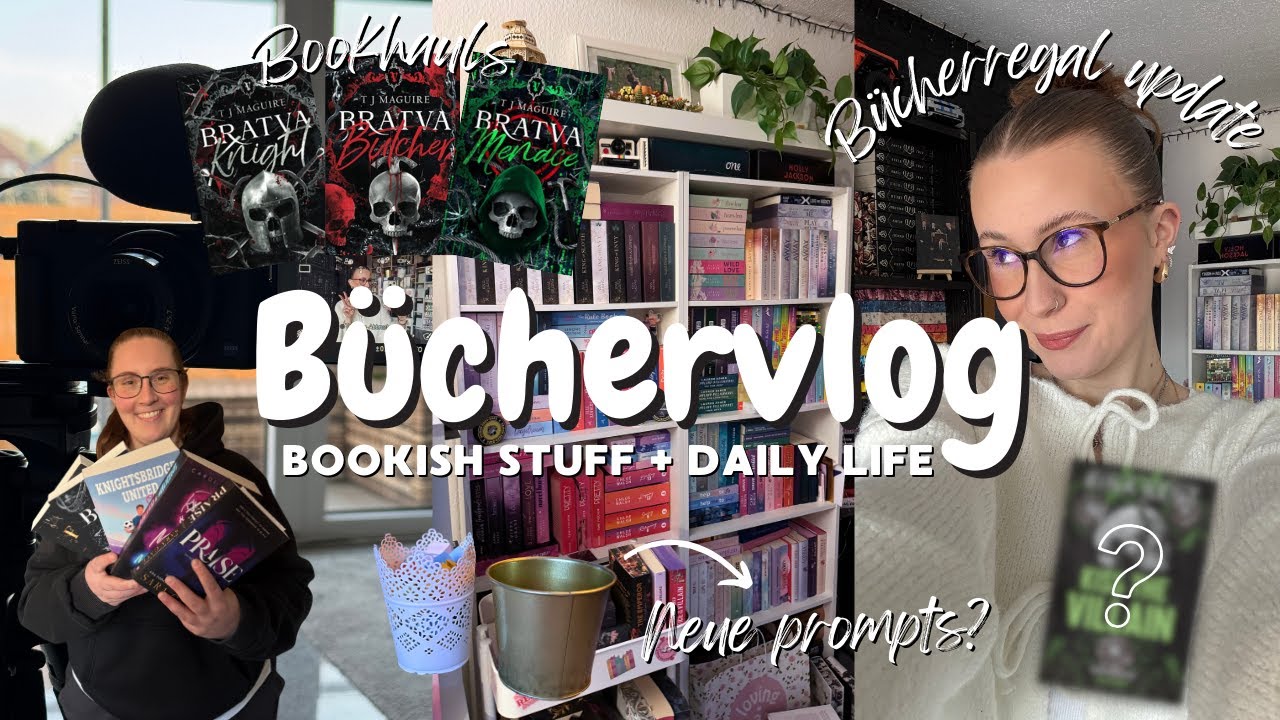 Büchervlog🎀 | Bookhauls, Bookish news, Neue Tbr prompts, Bücherregal Update,...