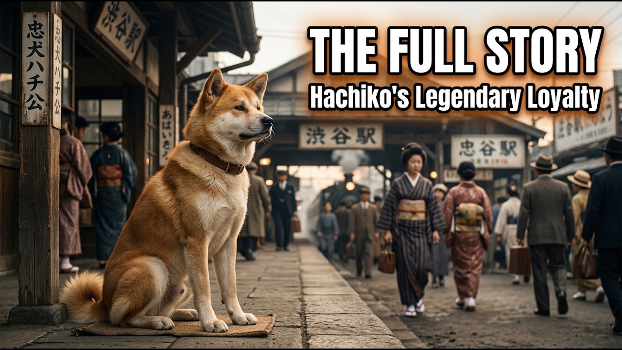 The dog who waited ten years to see his owner... #HachikoThe full story