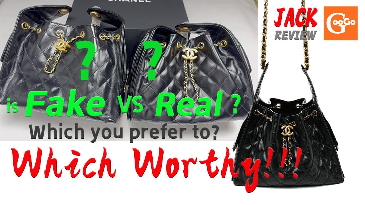 Real Vs Fake? Chanel 25 Handbag Bolso Calfskin Gold Tone 30cm Unboxing which worthy