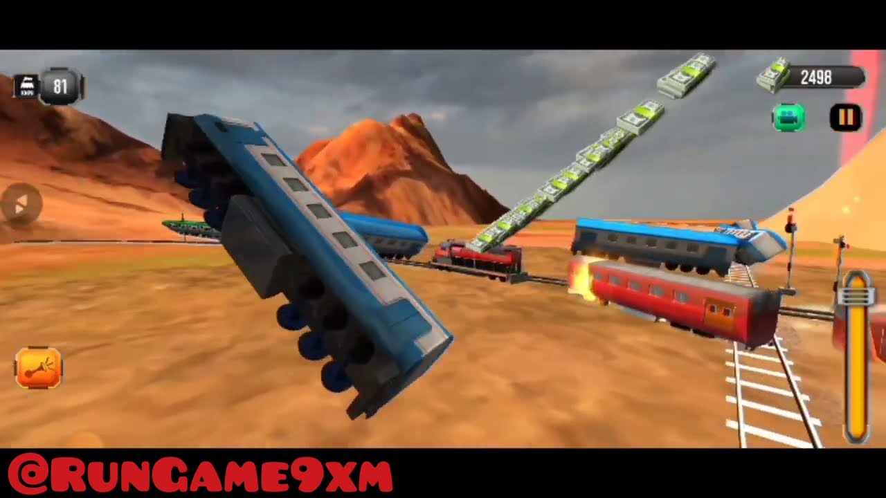 Train Game || High Speed Train Jump || Train Never Cry || Beamng Drive Mod || Car Drop Off Cliff