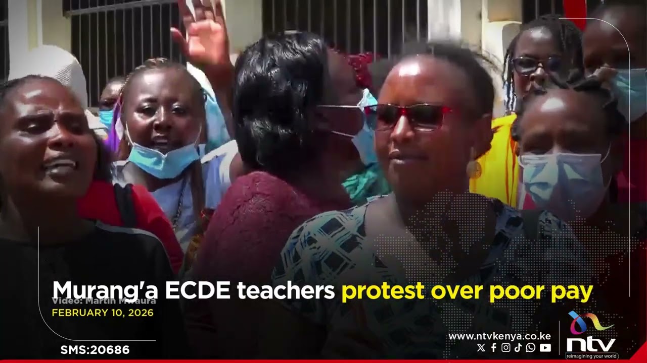 Murang'a ECDE teachers protest over poor pay