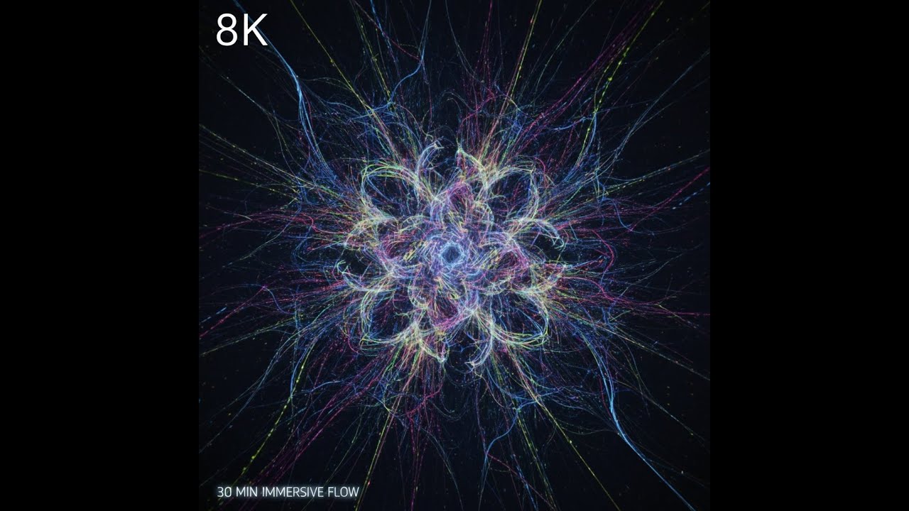 4K Live Wallpaper 30 Minute Loop: Abstract Flow Background #touchdesigner