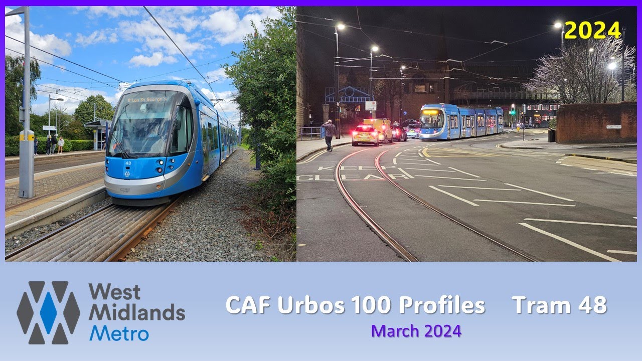 West Midlands Metro: CAF Urbos 100 Profile: Tram 48
