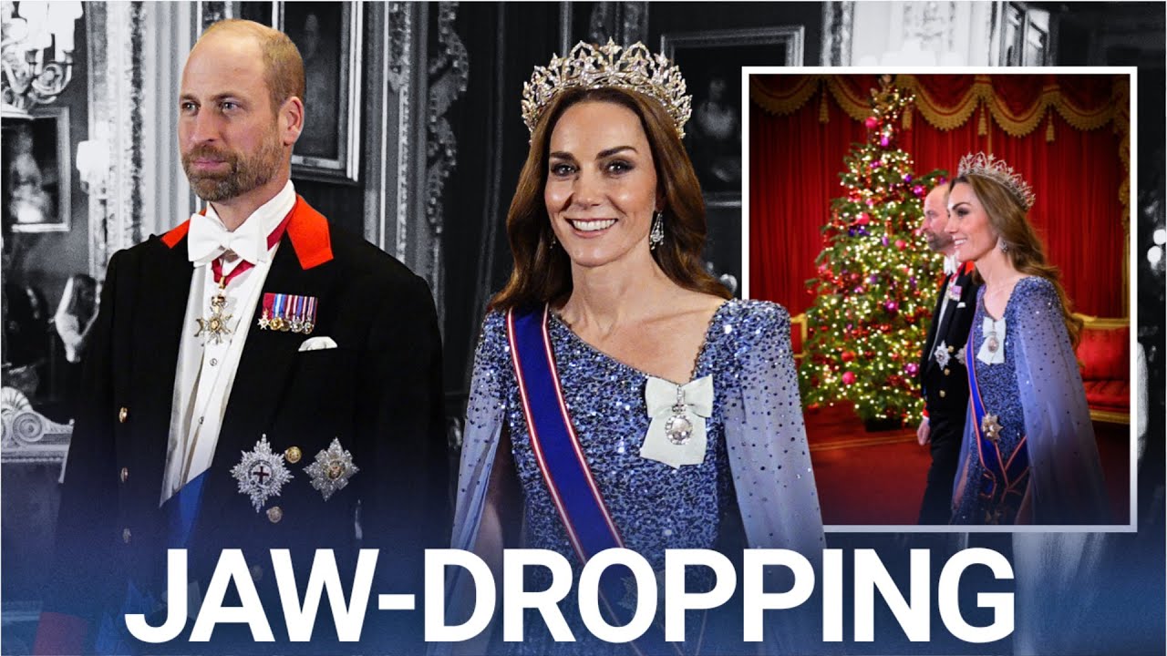 Princess Kate stuns in largest tiara she’s worn at banquet with German President