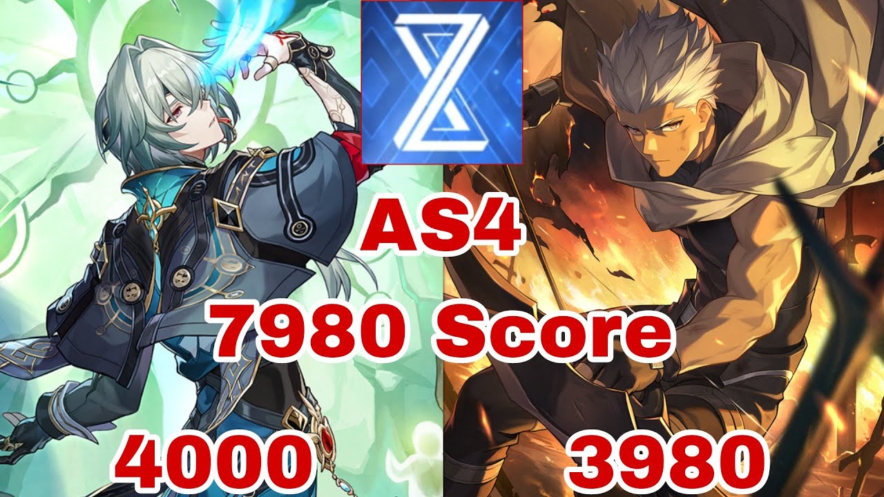 [ Honkai Star Rail ] Archer & Anaxa Apocalyptic Shadow 4 | Версия 4.0 | 7980 очков