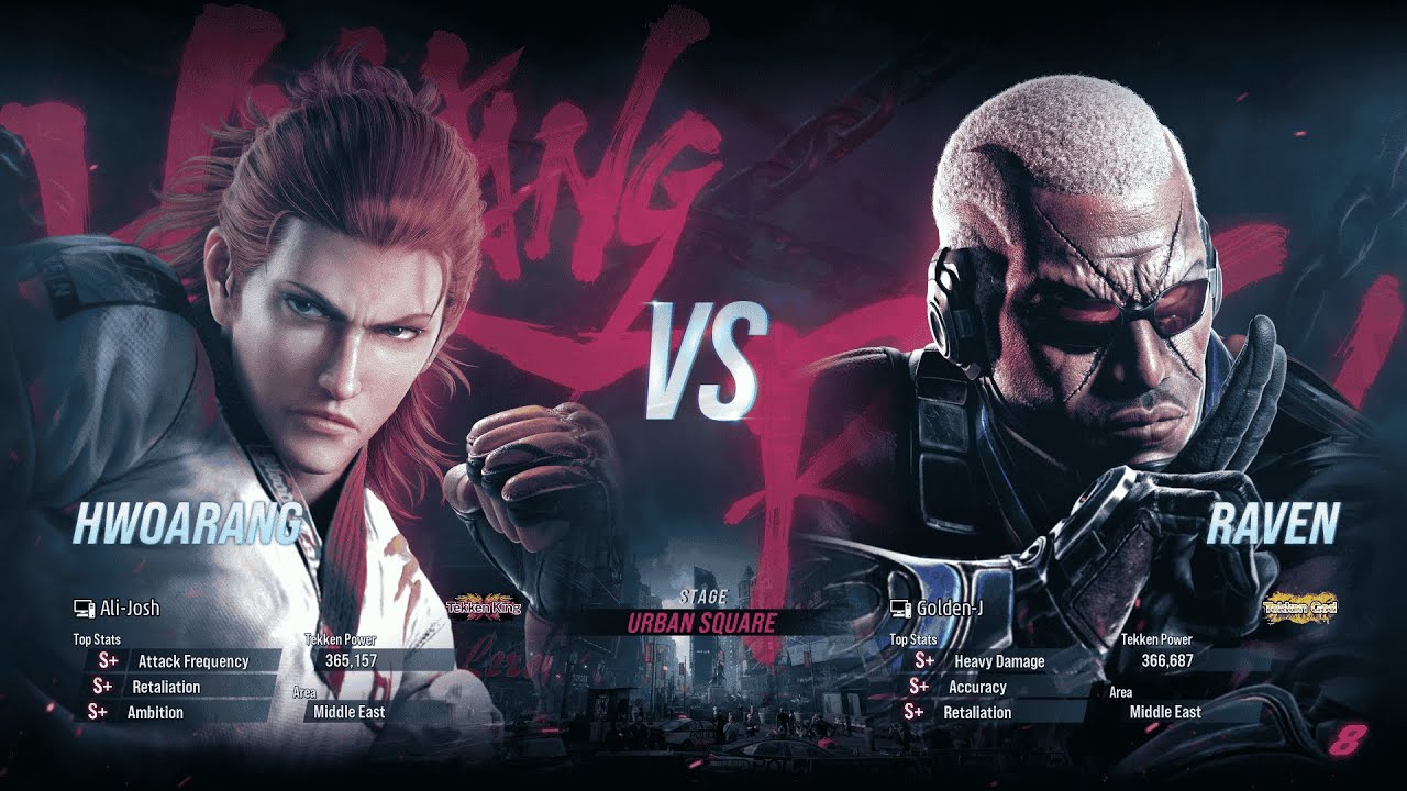 Tekken 8 S2 I Hwoarang (Ali Josh) vs Raven (Golden-J) I Tekken Rank Match