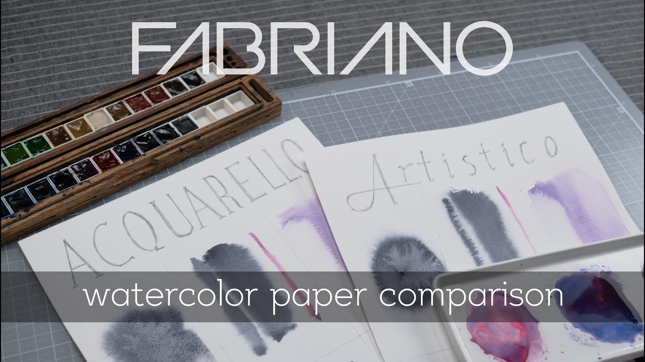 Fabriano Artistico vs. New Acquarello Paper Comparison